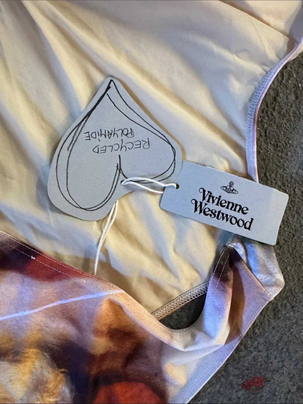 Vivienne Westwood The Kiss One Shoulder Swimsuit NWT Size M